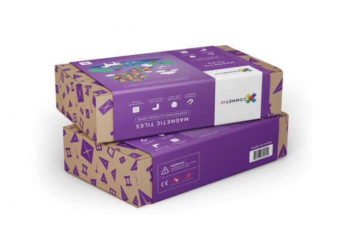 Connetix segulkubbar, Byrjendapakkinn (62 stk)