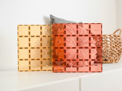 Sítrónu og ferskju grunnfletir