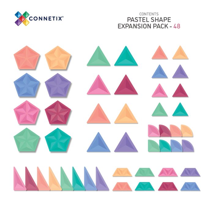 Formapakkinn – Pastel (48stk)