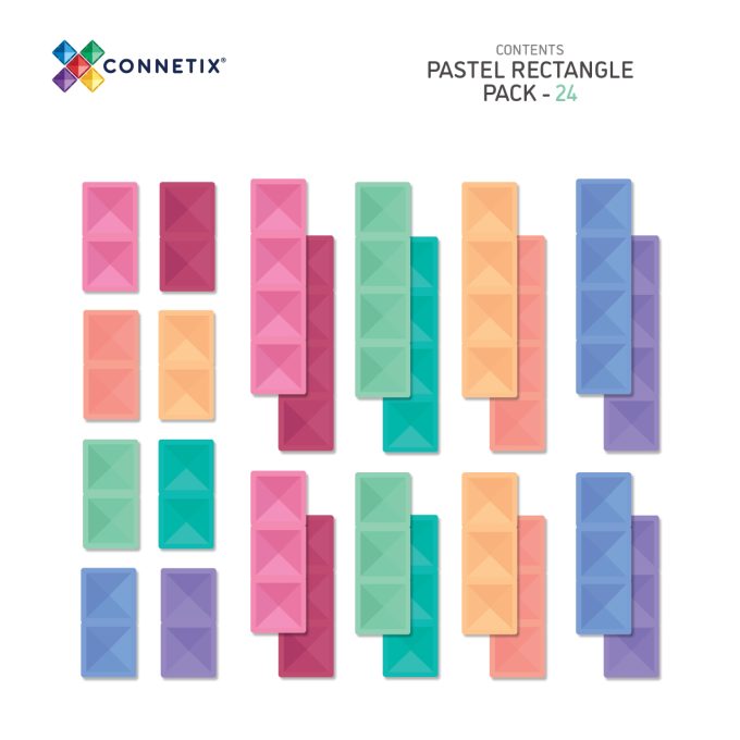Rétthyrningapakkinn – Pastel (24stk)