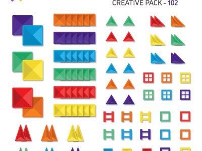 Innihald Sköpunarpakkinn 201stk