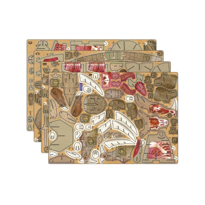 3D púsl: Nashyrningseðla